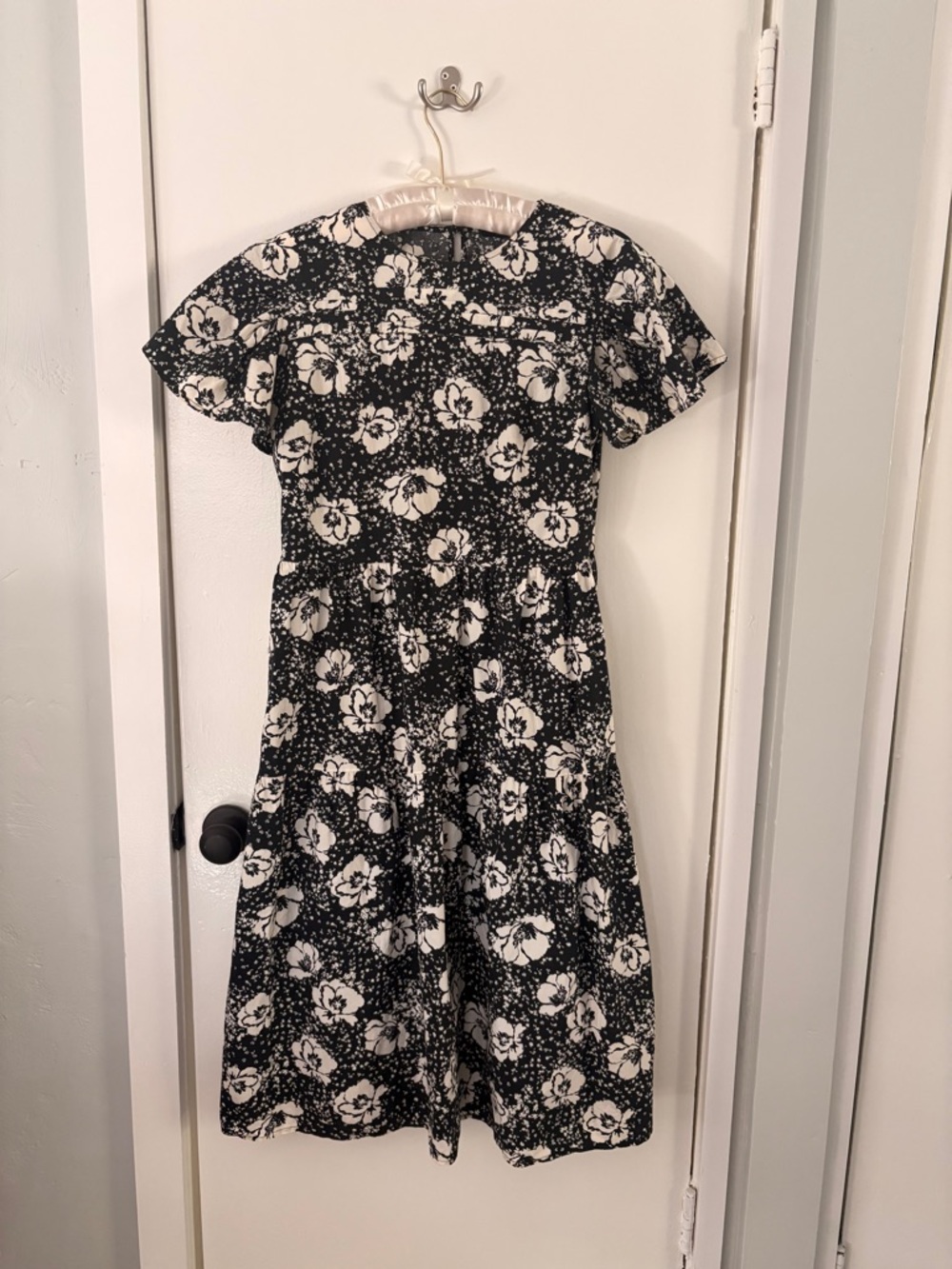 Target Black and White Floral Maxi Dress